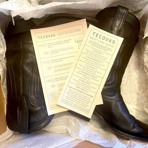 NEW Tecovas Jamie 7.5B black cowboy boot